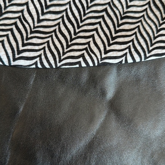 Soprano Brand Dress with Leather Detail - Picture 3 of 4